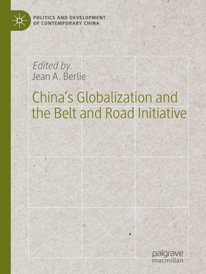 cover image of China's Globalization and the Belt and Road Initiative